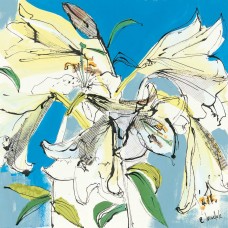 White Lilies Print